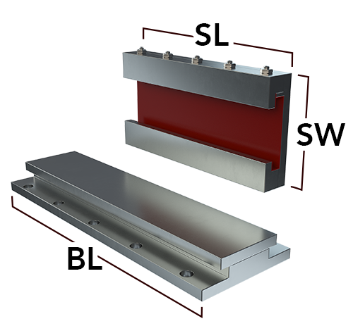 Dimensional diagram DuraBond Slide Dimensional Diagram